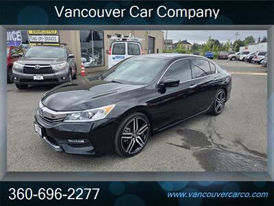 2017 Honda Accord Sport Special Edition! Clean Title! 69,000 Miles!  Local Car! Rated 34mpg Hwy! Beautiful Black on Black! Great Value! Impressive! - Photo 1 - Vancouver, WA 98665
