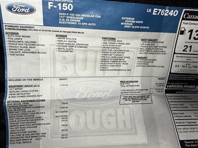 2020 Ford F-150 XLT Regular Cab  4X4 8' Box - Photo 29 - Flushing, MI 48433