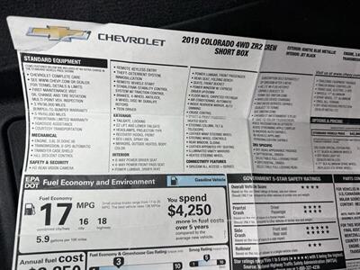 2019 Chevrolet Colorado ZR2 Dusk Special Edition 4X4 - Photo 38 - Flushing, MI 48433