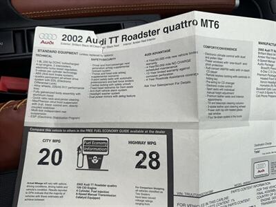 2002 Audi TT 225hp quattro  6-Speed Manual - Photo 47 - Flushing, MI 48433
