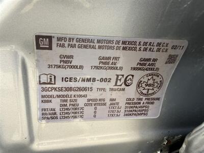 2011 Chevrolet Silverado 1500 LT 4X4 - Photo 20 - Flushing, MI 48433
