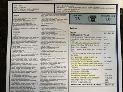 2007 Chevrolet Suburban 2500 LT 4WD - Photo 39 - Flushing, MI 48433