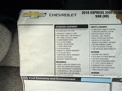 2016 Chevrolet Express 2500 Cargo - Photo 31 - Flushing, MI 48433