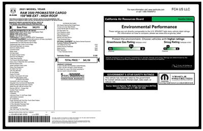 2021 RAM ProMaster 3500 159 WB  High Roof - Photo 33 - Flushing, MI 48433