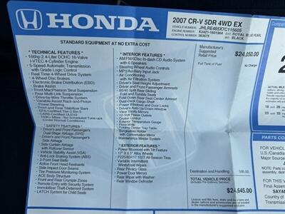 2007 Honda CR-V EX  AWD - Photo 25 - Flushing, MI 48433