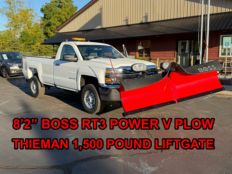 2017 Chevrolet Silverado 2500 Work Truck  BOSS V Plow & Lift Gate - Photo 1 - Flushing, MI 48433
