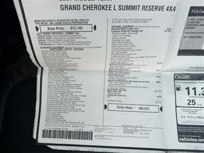 2021 Jeep Grand Cherokee L Summit Reserve 4x4 - Photo 36 - Flushing, MI 48433