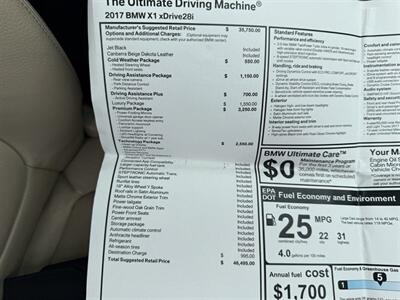 2017 BMW X1 xDrive28i   - Photo 29 - Flushing, MI 48433