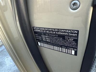 2008 Chrysler Crossfire Limited  Convertible - Photo 57 - Flushing, MI 48433