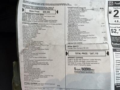 2023 Jeep Wrangler 2-Door WILLYS 4X4 - Photo 29 - Flushing, MI 48433