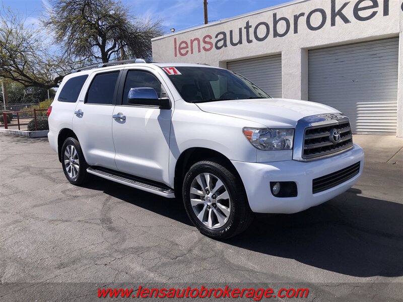 2017 Toyota Sequoia Limited  *Quad Seating & Roomy 3rd Row!