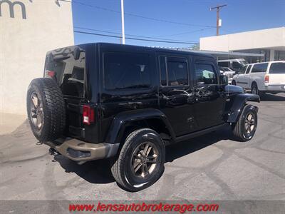 2016 Jeep Wrangler Unlimited Sahara 75th Anniversary  **CARFAX 1 OWNER! - Photo 8 - Tucson, AZ 85705