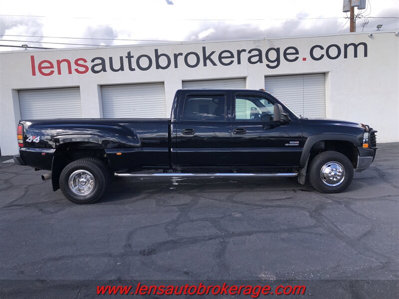 Onyx Black 2002 Chevrolet Silverado 3500 Pickup Truck Four-Wheel Drive Automatic