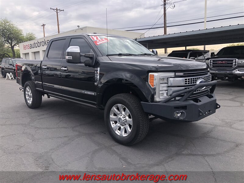 2017 Ford F-250 Platinum  Diesel 4x4 *AMAZINGLY NICE CARFAX 1 OWNER PICKUP!