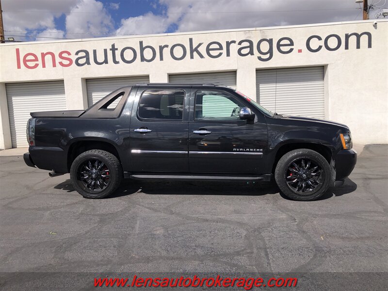 Black 2010 Chevrolet Avalanche LTZ 4WD Pickup Truck Four-Wheel Drive Automatic