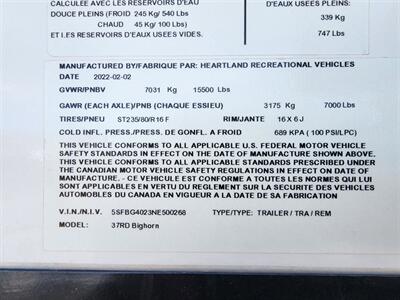 2022 HEARTLAND BIG HORN M37RD - Photo 5 - Lake Havasu City, AZ 86403