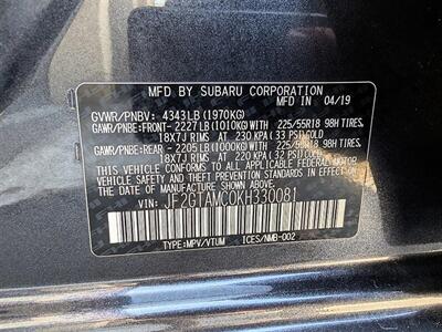 2019 Subaru Crosstrek 2.0i Limited   - Photo 33 - Bountiful, UT 84010