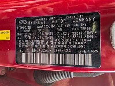2018 Hyundai KONA Limited   - Photo 33 - Bountiful, UT 84010