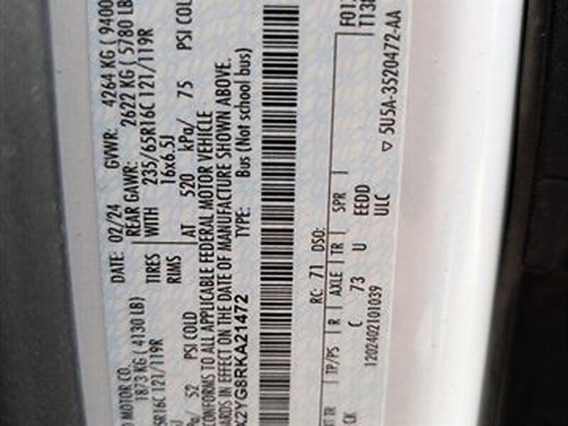 2024 Ford Transit 350 XLT 12-Passenger - Photo 32 - Bountiful, UT 84010