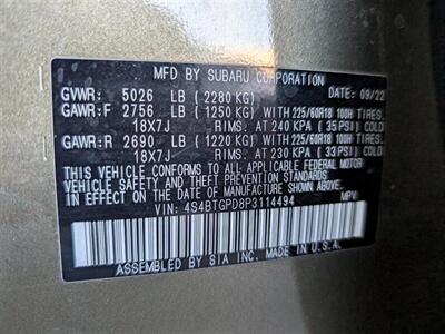 2023 Subaru Outback Touring XT - Photo 30 - Bountiful, UT 84010