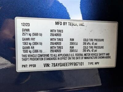 2023 Tesla Model Y Long Range  7-Passenger - Photo 34 - Bountiful, UT 84010