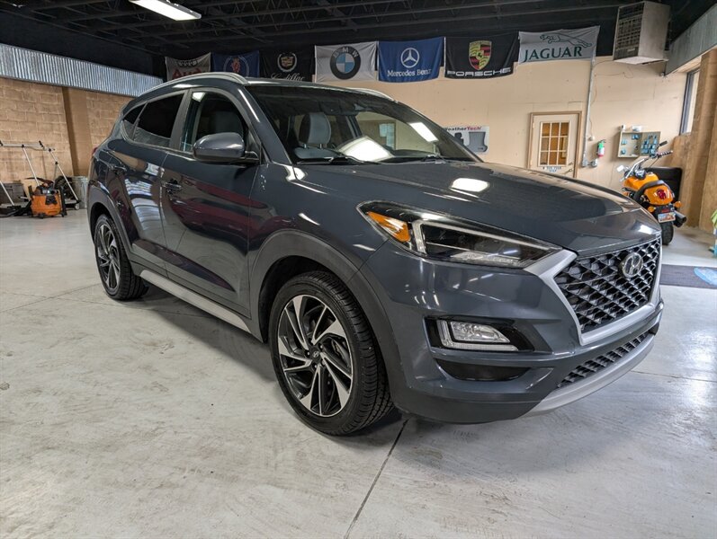 Coliseum Gray 2019 Hyundai Tucson SUV / Crossover Front-Wheel Drive Automatic