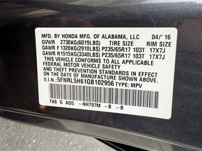 2016 Honda Odyssey EX-L   - Photo 31 - Bountiful, UT 84010