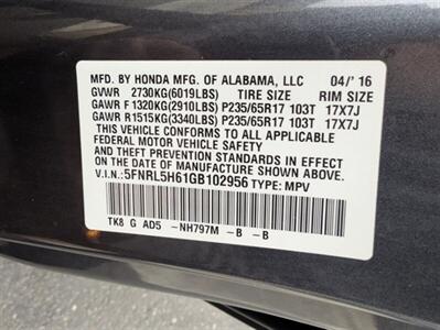 2016 Honda Odyssey EX-L   - Photo 31 - Bountiful, UT 84010