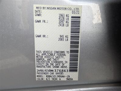 2021 Nissan Altima 2.5 SR   - Photo 33 - Bountiful, UT 84010