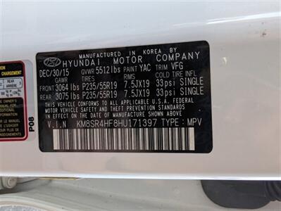 2017 Hyundai SANTA FE SE Ultimate  7-Passenger - Photo 35 - Bountiful, UT 84010