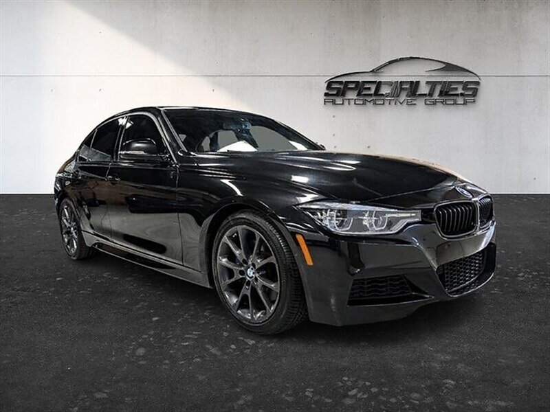 Black Sapphire Metallic 2016 BMW 3 Series Sedan Rear-Wheel Drive Automatic