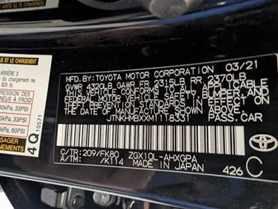 2021 Toyota C-HR XLE   - Photo 29 - Bountiful, UT 84010