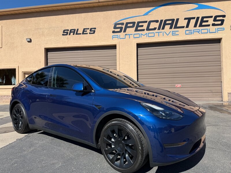 Blue 2024 Tesla Model Y Long Range RWD SUV / Crossover Rear-Wheel Drive Automatic