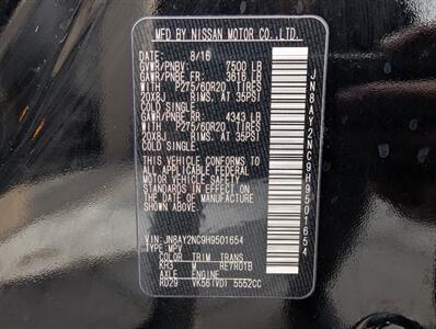 2017 Nissan Armada SL   - Photo 33 - Bountiful, UT 84010