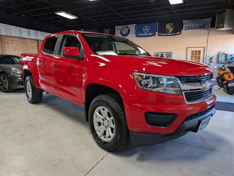 Red Hot 2019 Chevrolet Colorado Pickup Truck Four-Wheel Drive Automatic