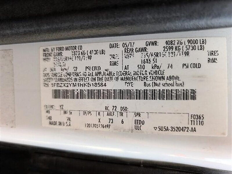 2017 Ford Transit 350 XL 12-Passenger - Photo 32 - Bountiful, UT 84010