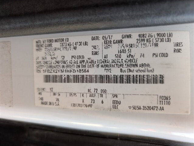 2017 Ford Transit 350 XL 12-Passenger - Photo 32 - Bountiful, UT 84010