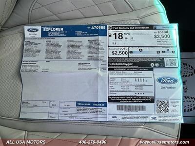 2016 Ford Explorer Platinum   - Photo 62 - San Jose, CA 95116