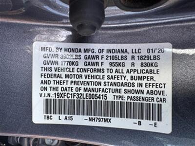 2020 Honda Civic EX   - Photo 25 - Mesa, AZ 85210