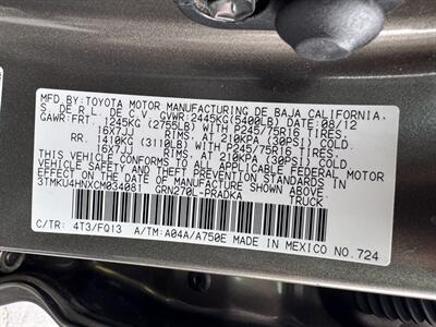 2012 Toyota Tacoma PreRunner V6   - Photo 24 - Mesa, AZ 85210