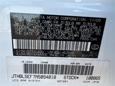 2010 Lexus LS 460   - Photo 26 - Mesa, AZ 85210