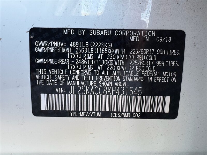 2019 Subaru Forester - Photo 27 - Mesa, AZ 85210