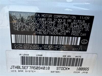 2010 Lexus LS 460   - Photo 26 - Mesa, AZ 85210