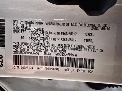 2017 Toyota Tacoma TRD Sport   - Photo 27 - Mesa, AZ 85210