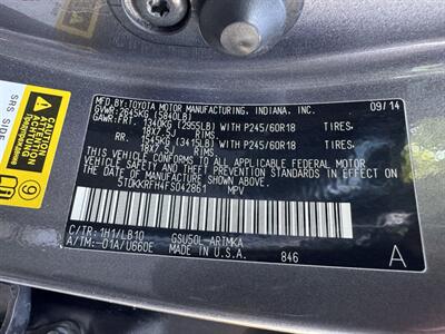 2015 Toyota Highlander XLE - Photo 27 - Mesa, AZ 85210