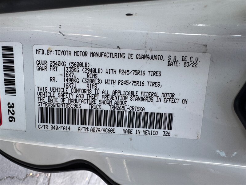 2022 Toyota Tacoma SR - Photo 27 - Mesa, AZ 85210
