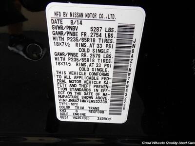 2014 Nissan Murano SL   - Photo 40 - Glassboro, NJ 08028