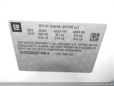 2016 Chevrolet Cruze Limited LS Auto   - Photo 28 - Glassboro, NJ 08028