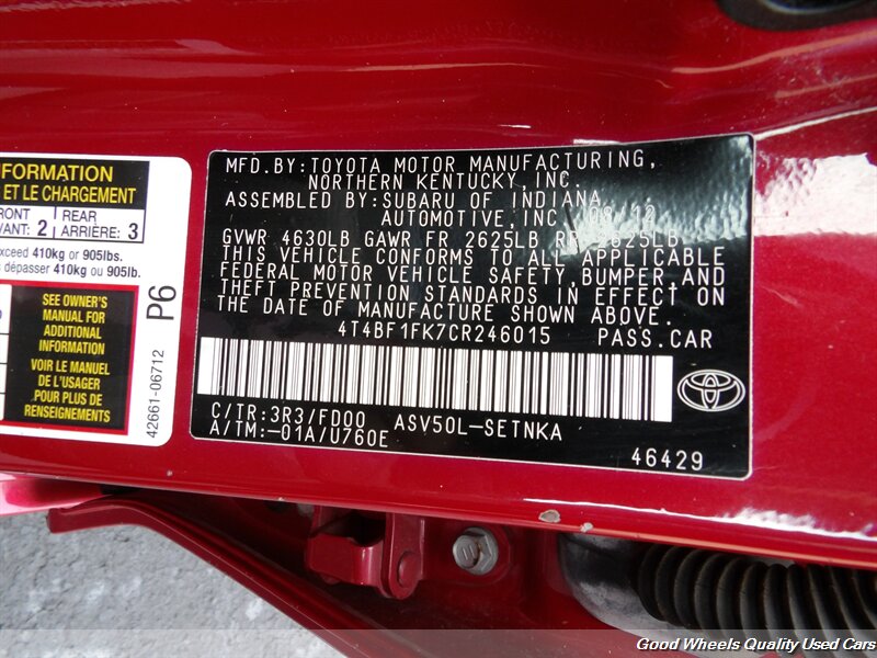 2012 Toyota Camry LE - Photo 21 - Glassboro, NJ 08028
