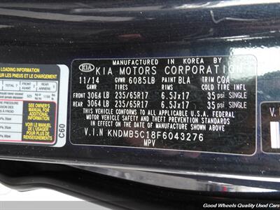2015 Kia Sedona LX   - Photo 25 - Glassboro, NJ 08028